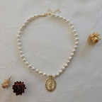Our Lady of Guadalupe - Pearl Necklace
