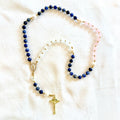 Marian Gemstone & Pearl Rosary