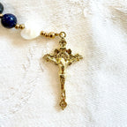 Marian Gemstone & Pearl Rosary