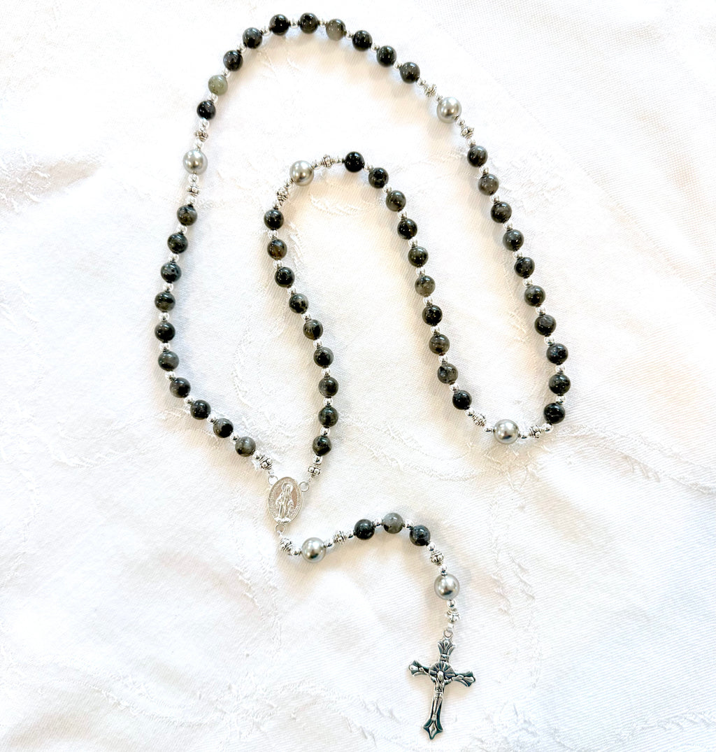 Natural Gemstone Rosary