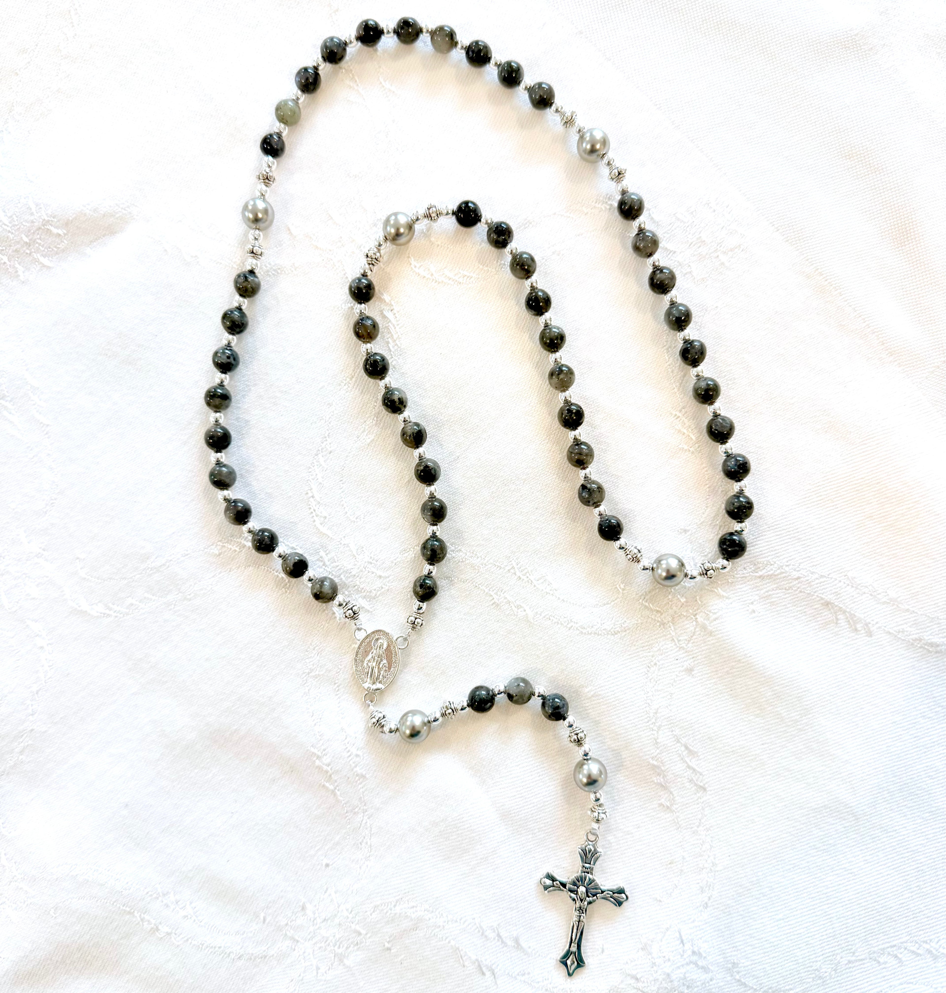 Natural Gemstone Rosary