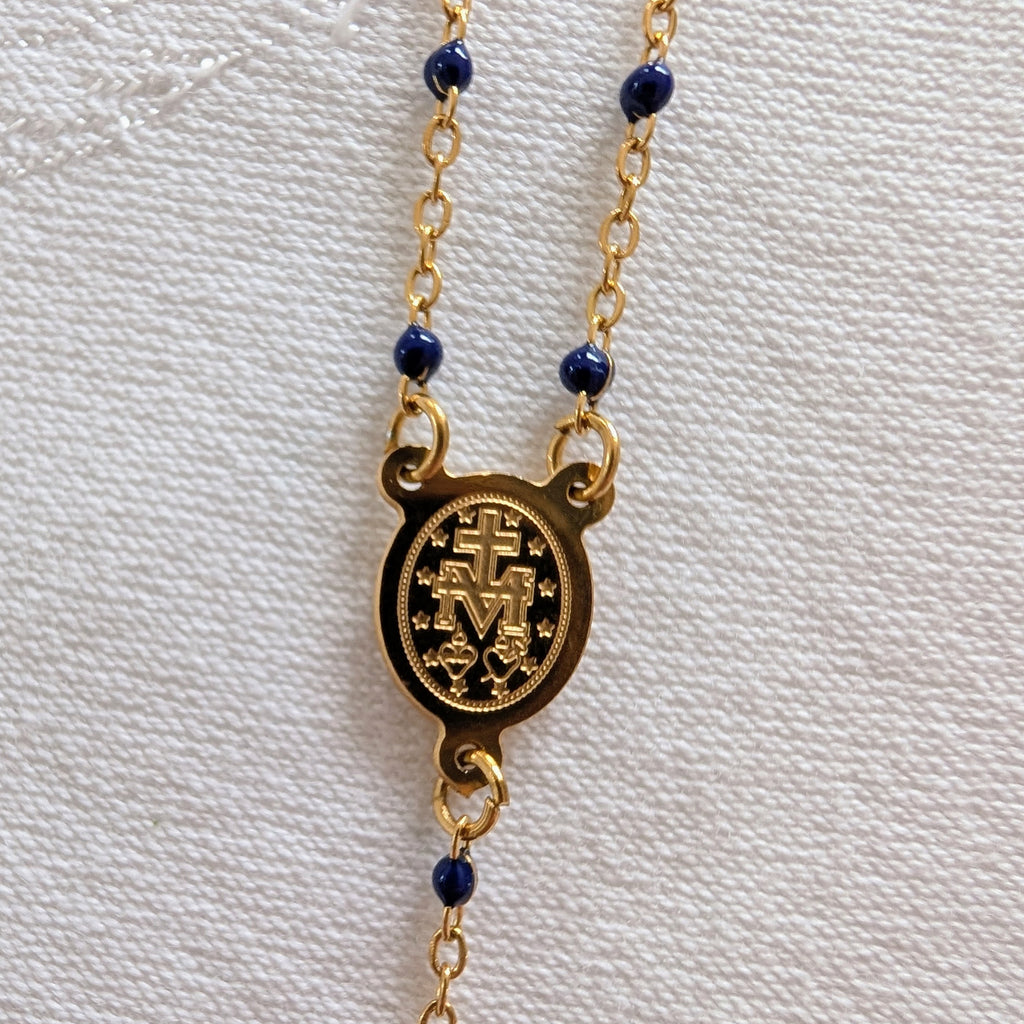 Dainty Rosary Necklace