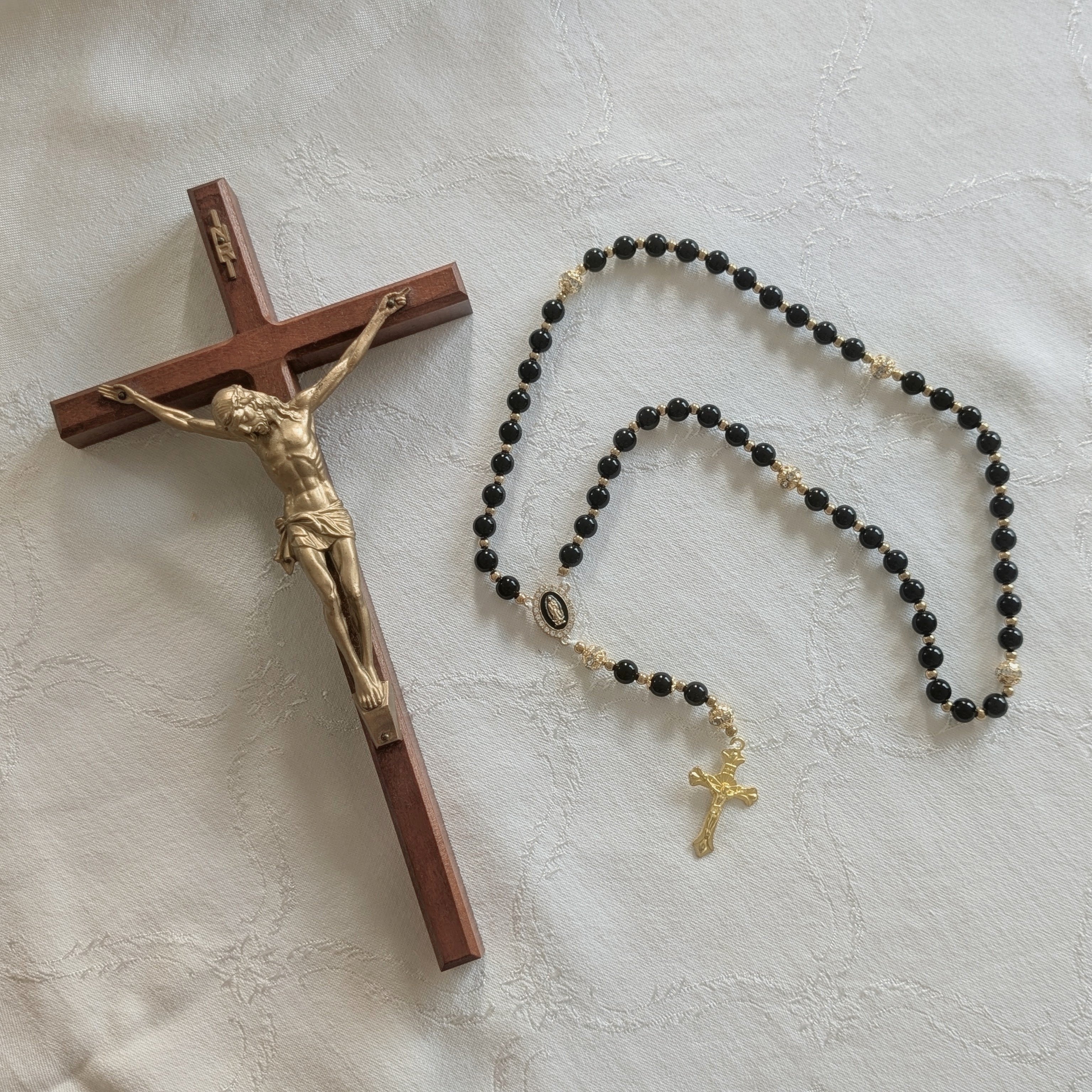 Black & Gold Rosary