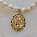 Our Lady of Guadalupe - Pearl Necklace