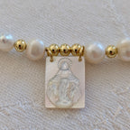 Our Lady of Grace - Pearl Necklace