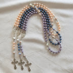 Vintage Floral Rosary