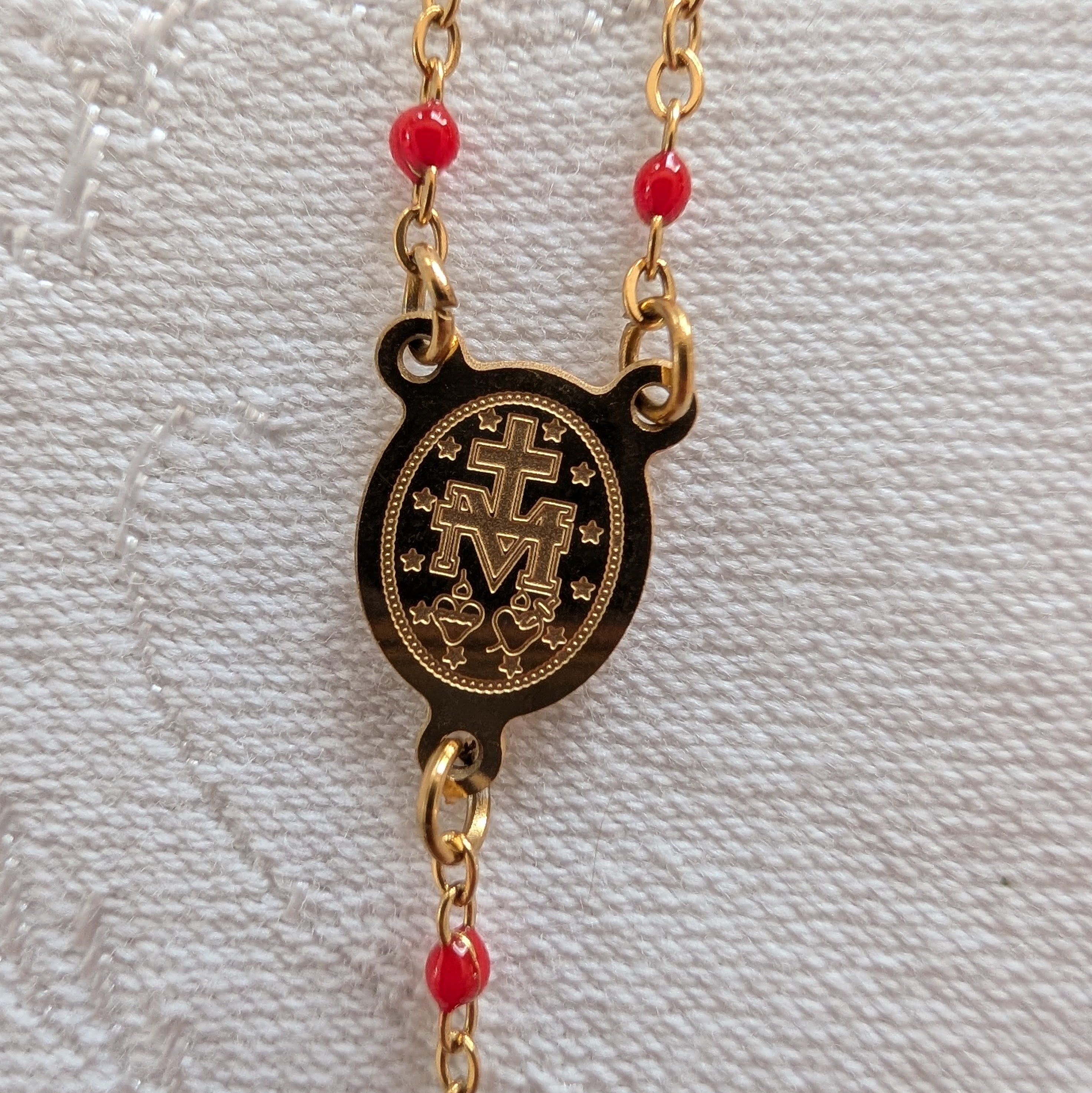 Dainty Rosary Necklace