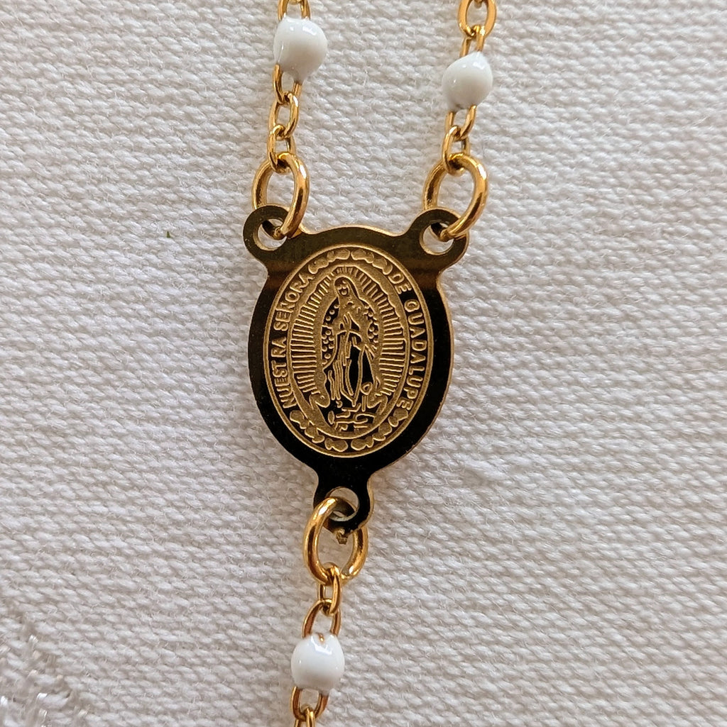 Dainty Rosary Necklace