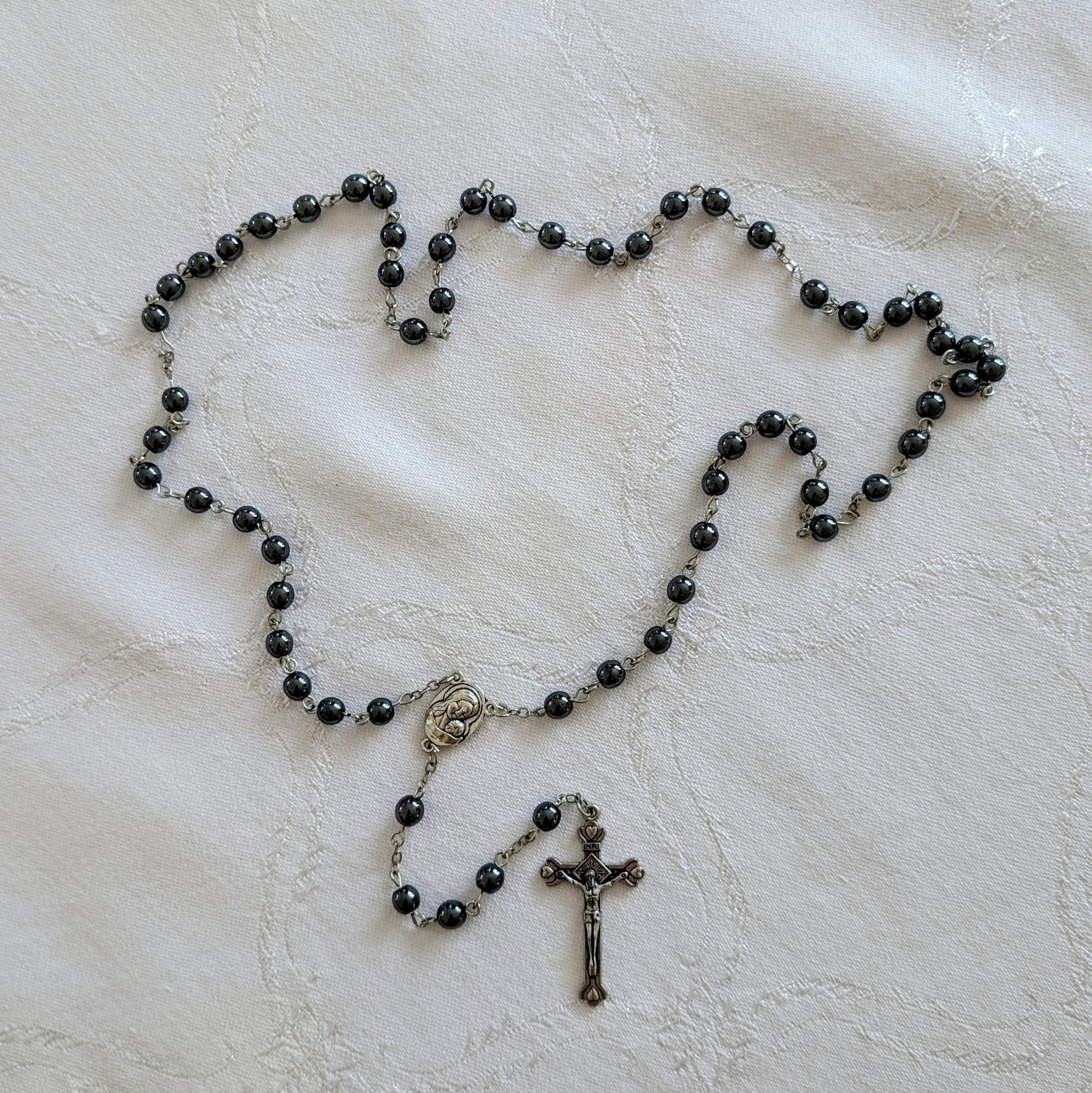 Metal Jerusalem Rosary