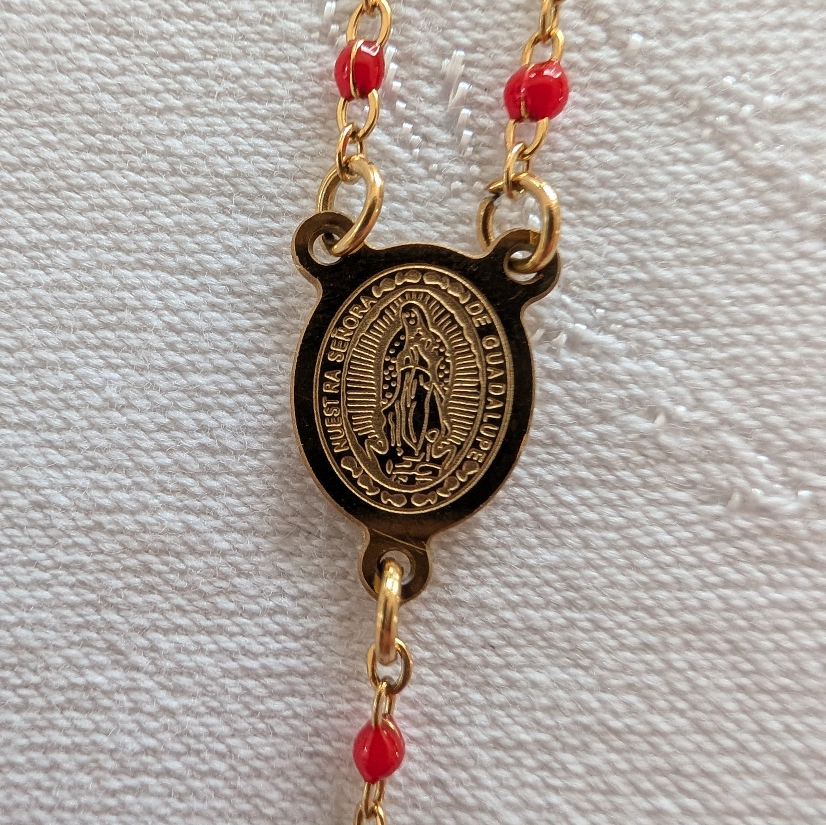 Dainty Rosary Necklace