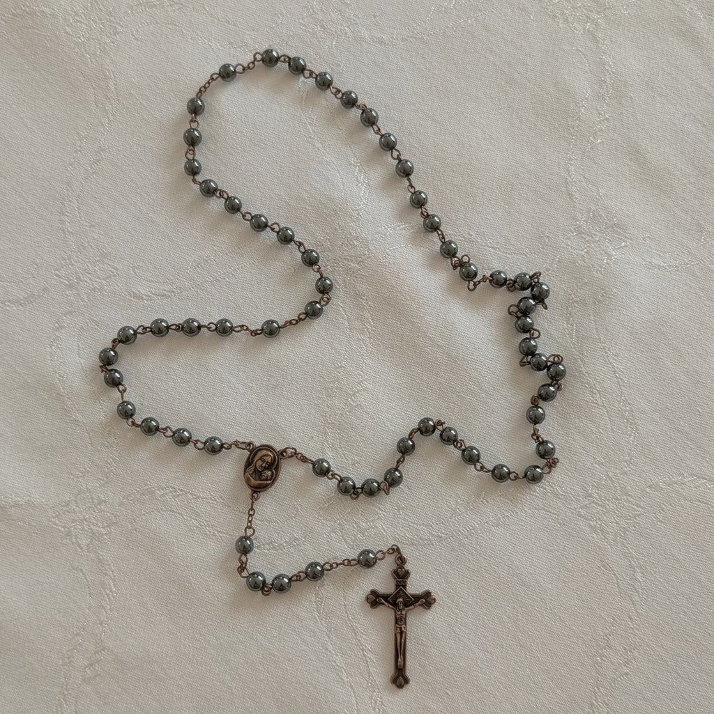Metal Jerusalem Rosary