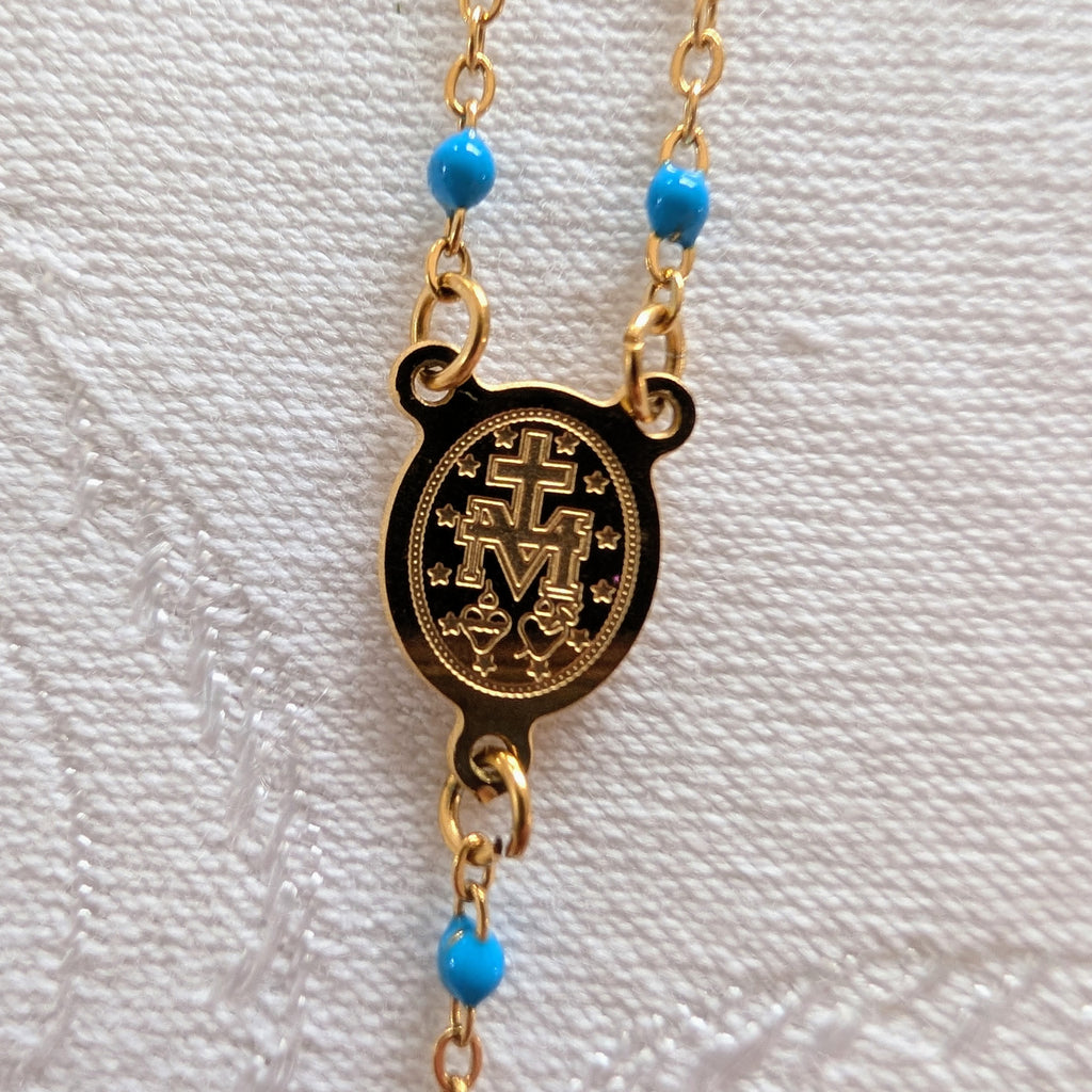 Dainty Rosary Necklace