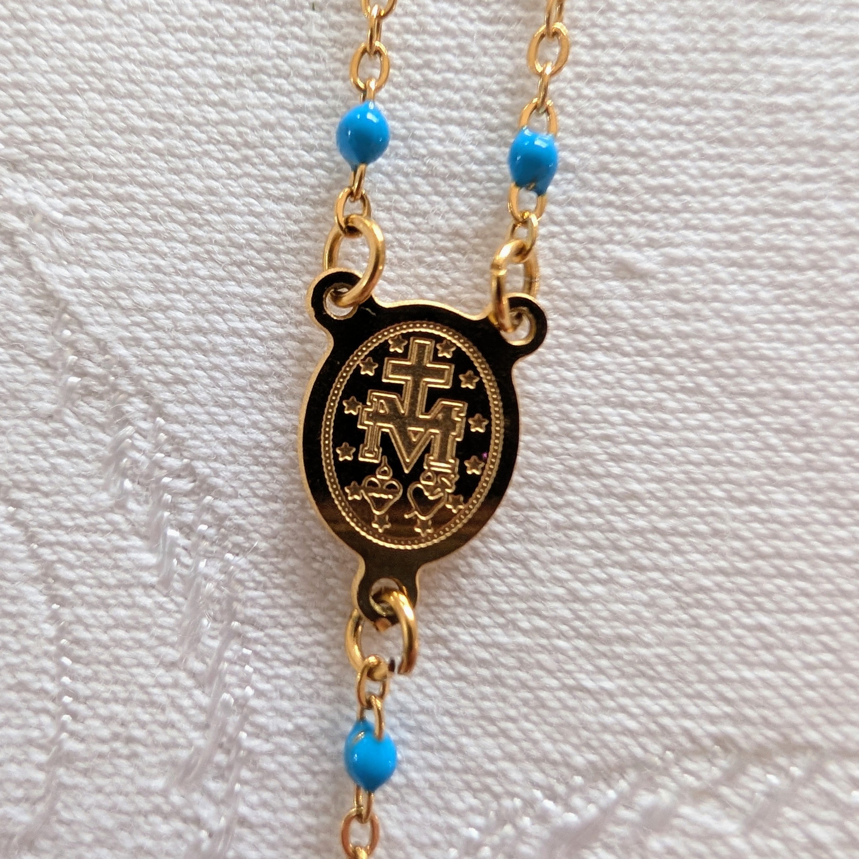 Dainty Rosary Necklace