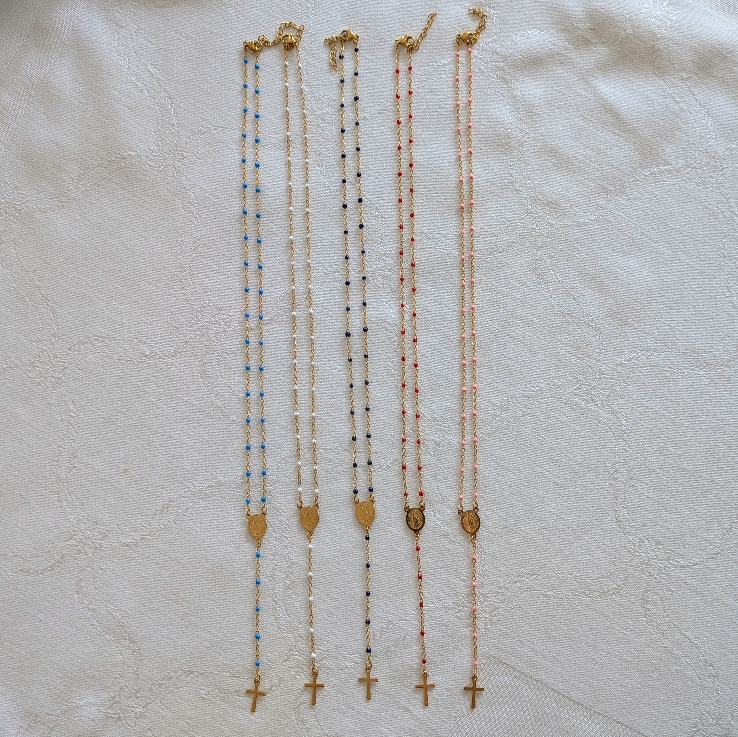 Dainty Rosary Necklace