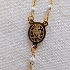 Dainty Rosary Necklace