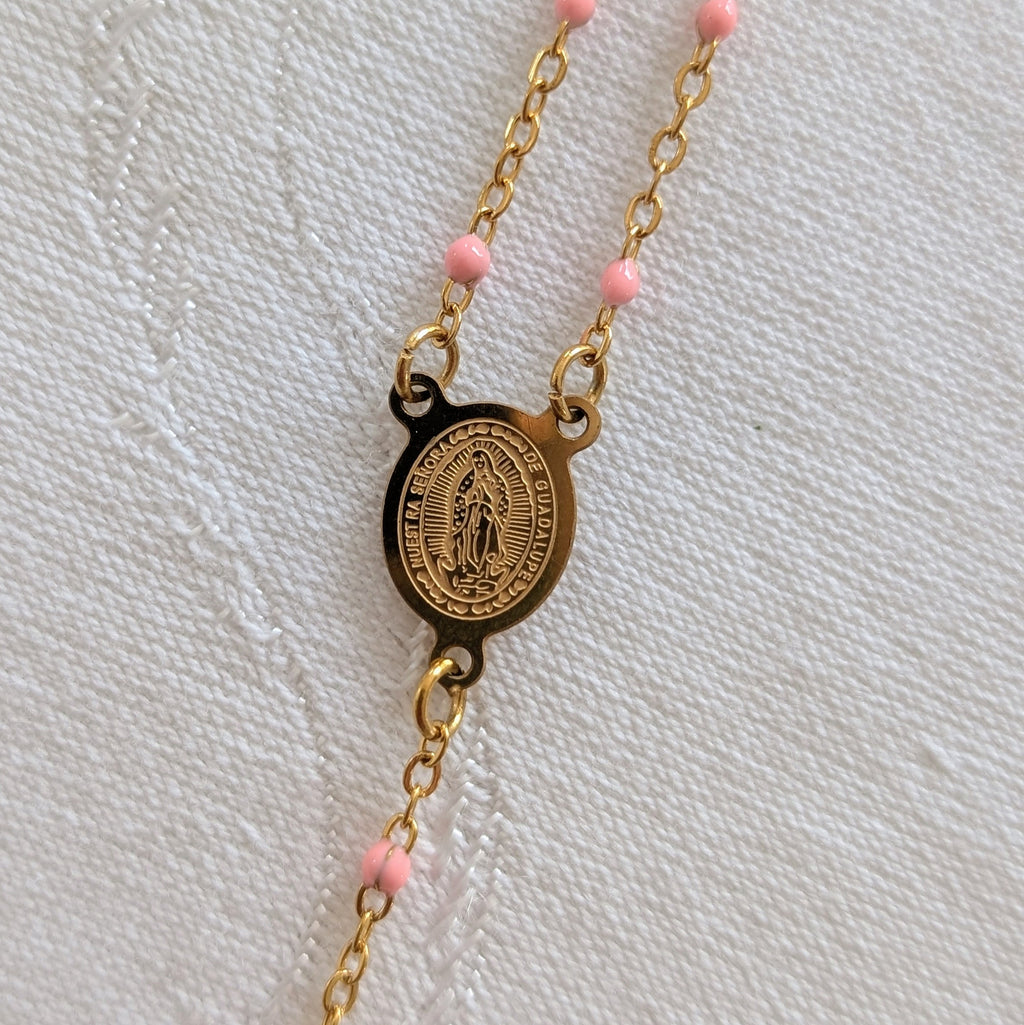 Dainty Rosary Necklace