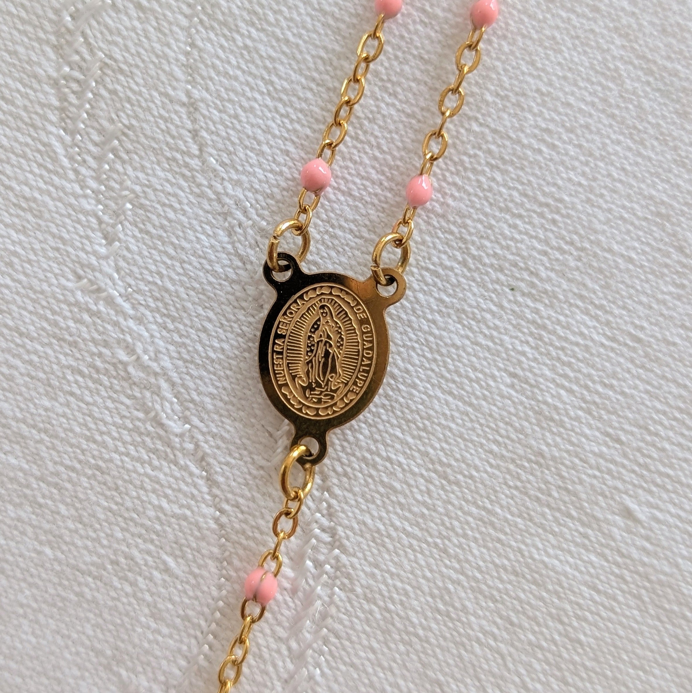 Dainty Rosary Necklace