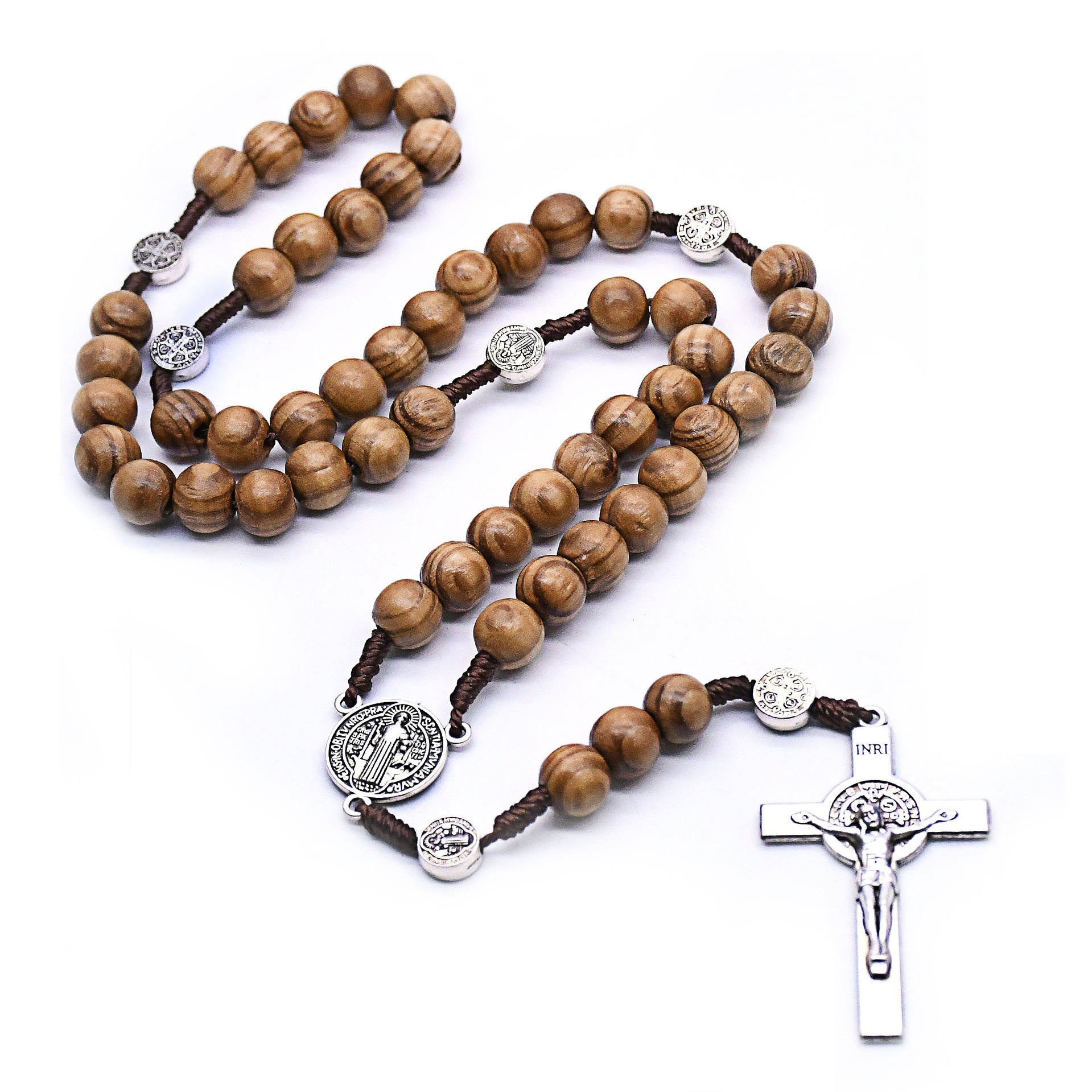 St. Benedict Olive Wood Rosary