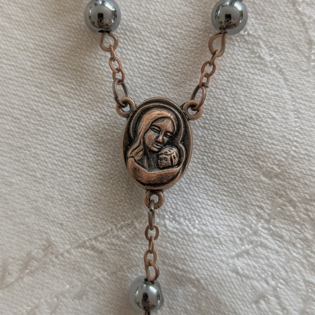 Metal Jerusalem Rosary