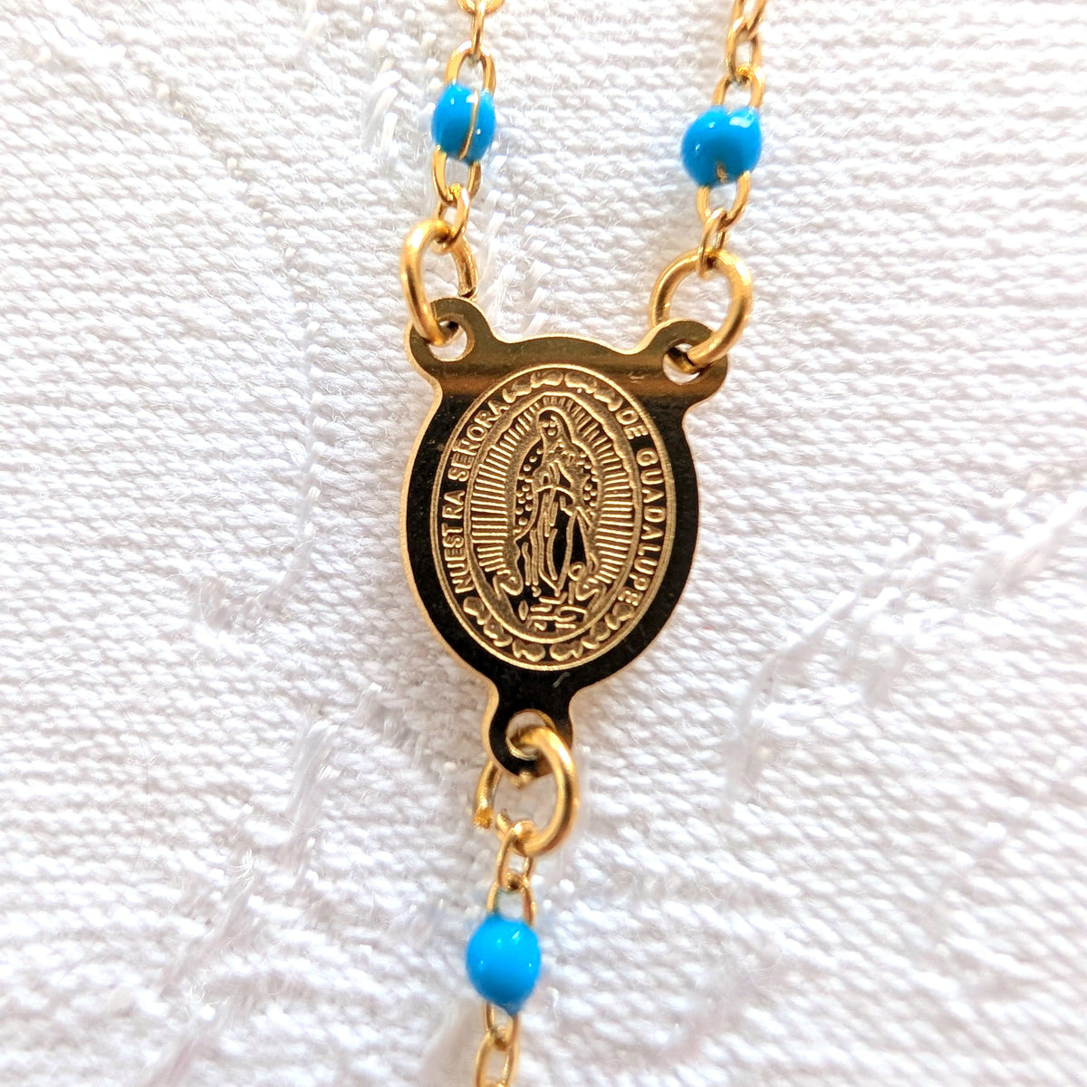Dainty Rosary Necklace