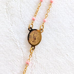 Dainty Rosary Necklace
