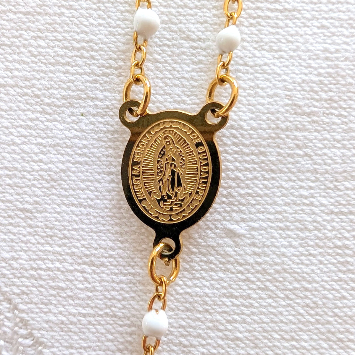 Dainty Rosary Necklace