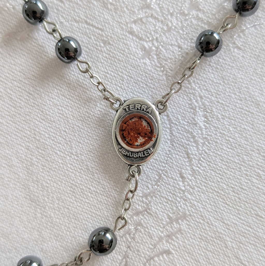 Metal Jerusalem Rosary