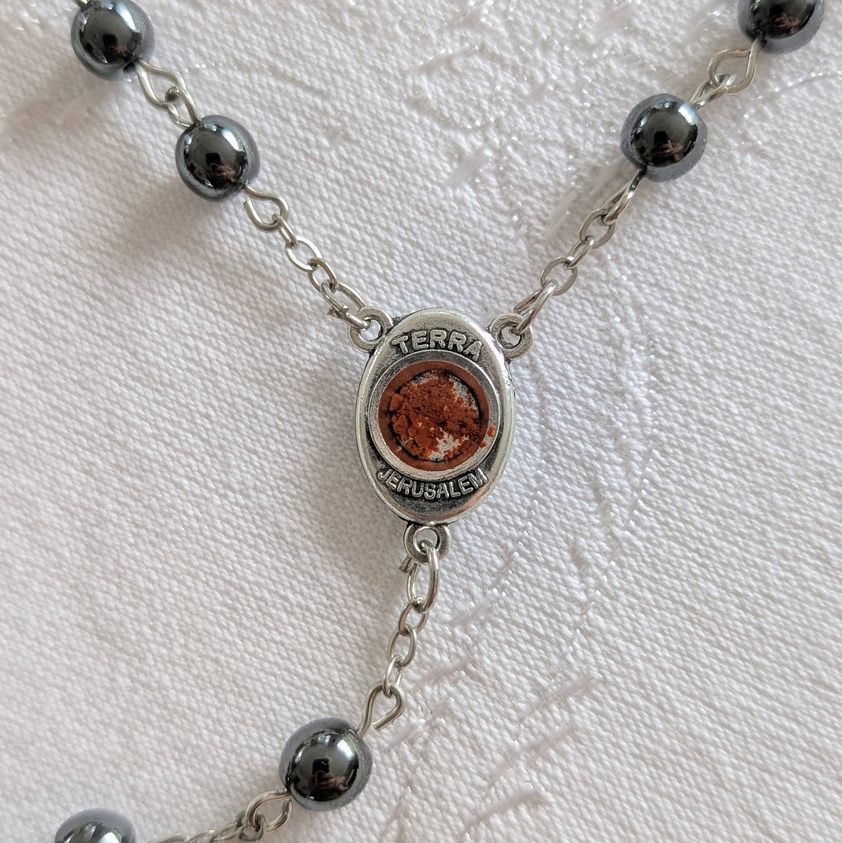 Metal Jerusalem Rosary