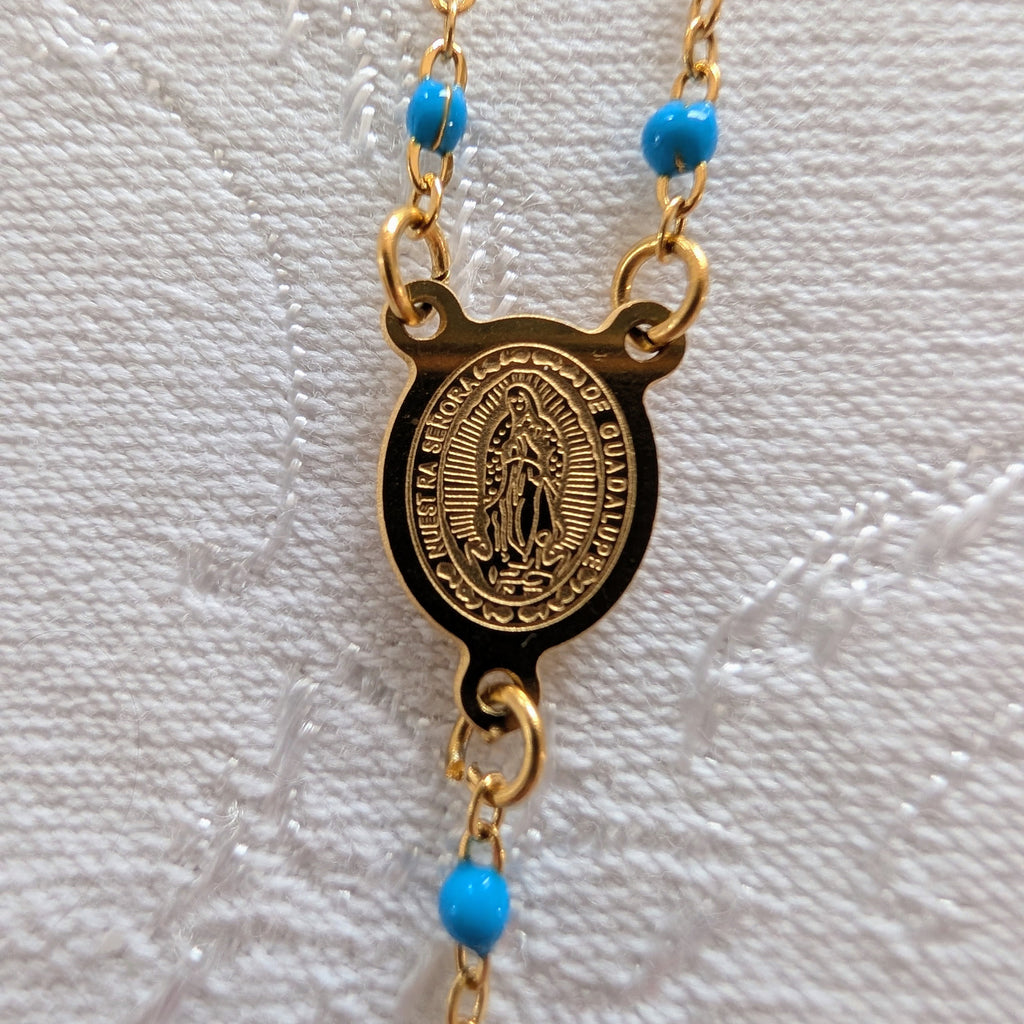 Dainty Rosary Necklace