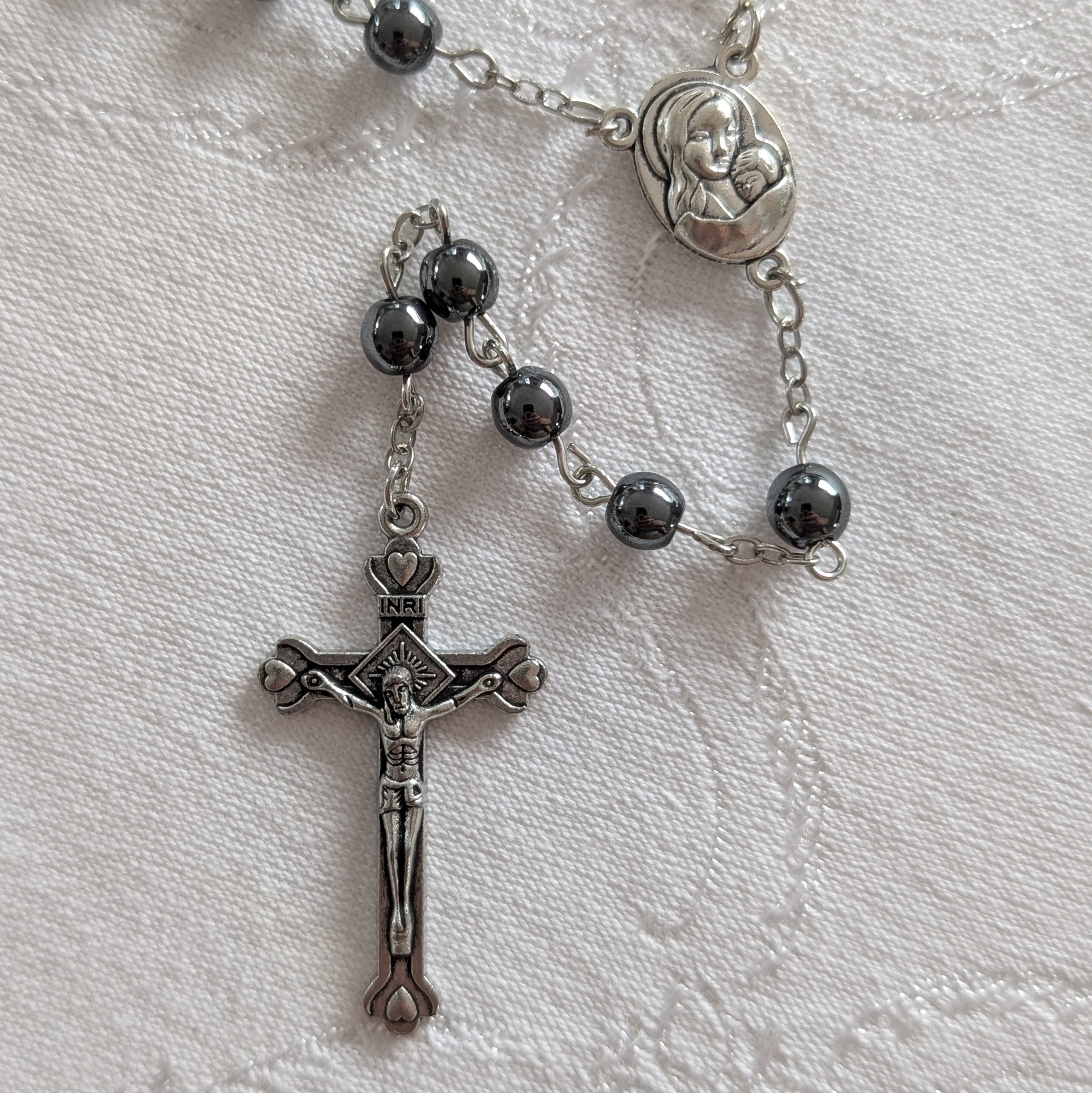 Metal Jerusalem Rosary