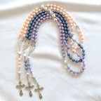 Vintage Floral Rosary