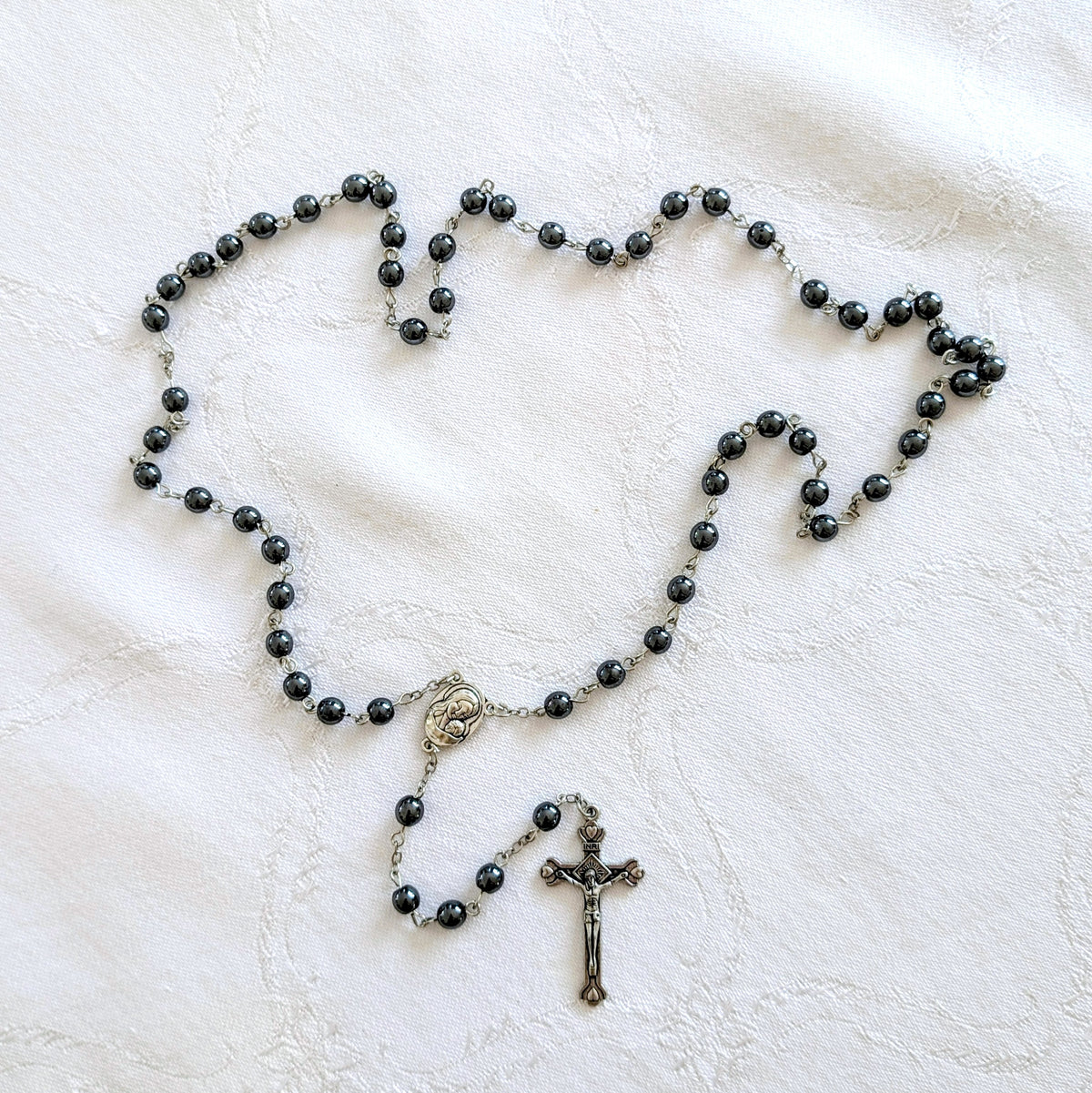 Metal Jerusalem Rosary