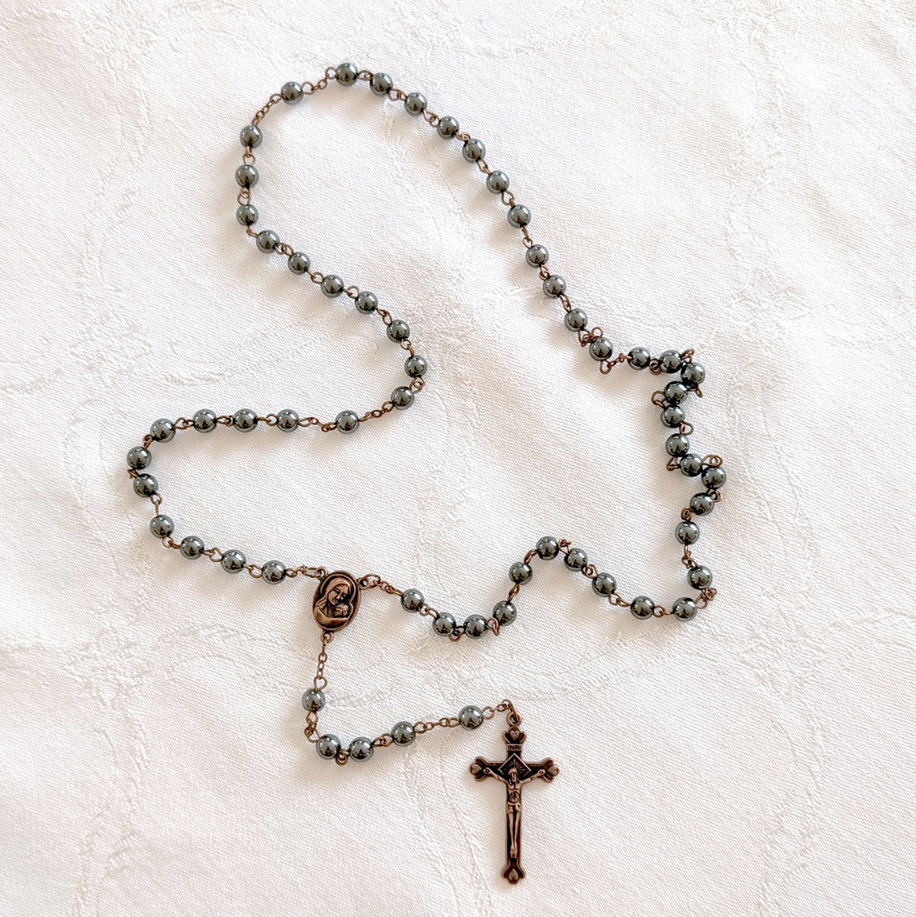 Metal Jerusalem Rosary