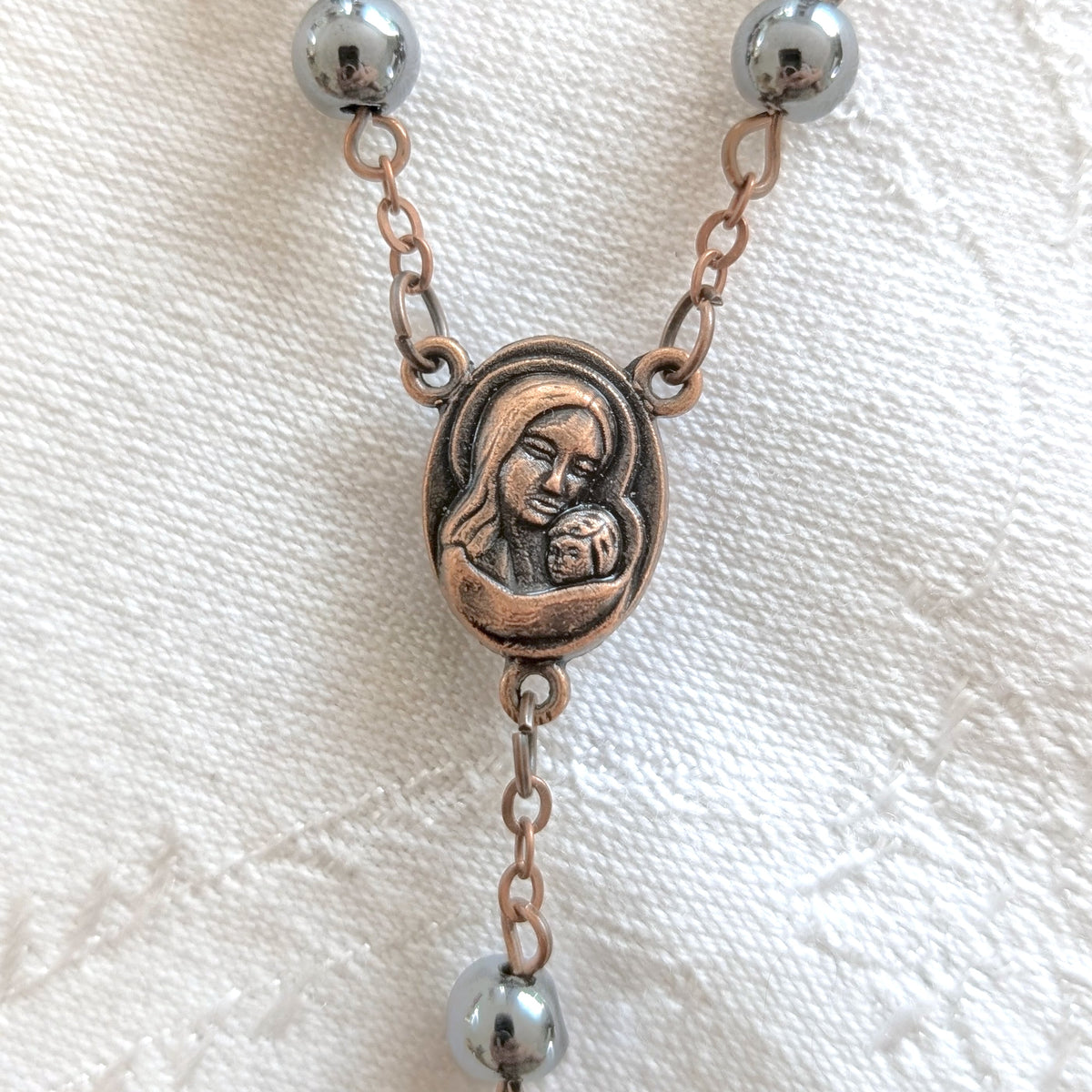 Metal Jerusalem Rosary