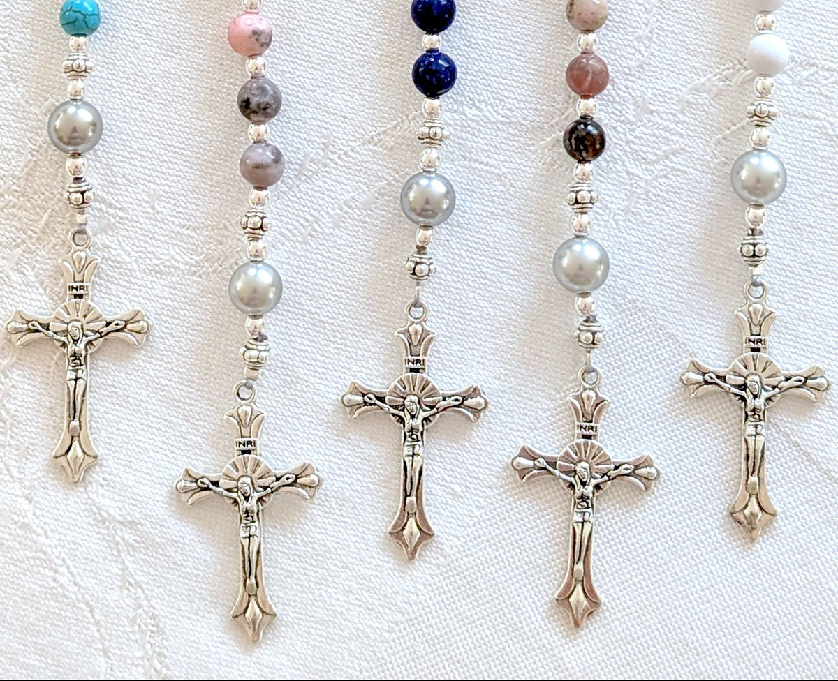 Natural Gemstone Rosary