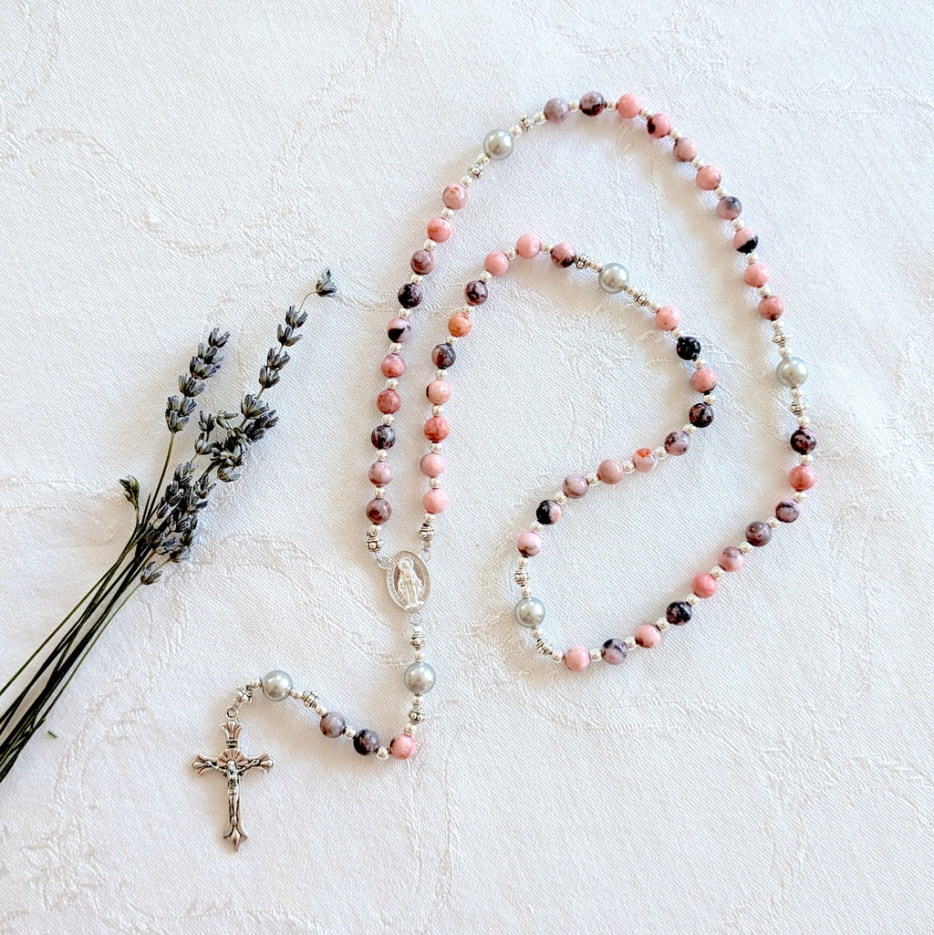 Natural Gemstone Rosary