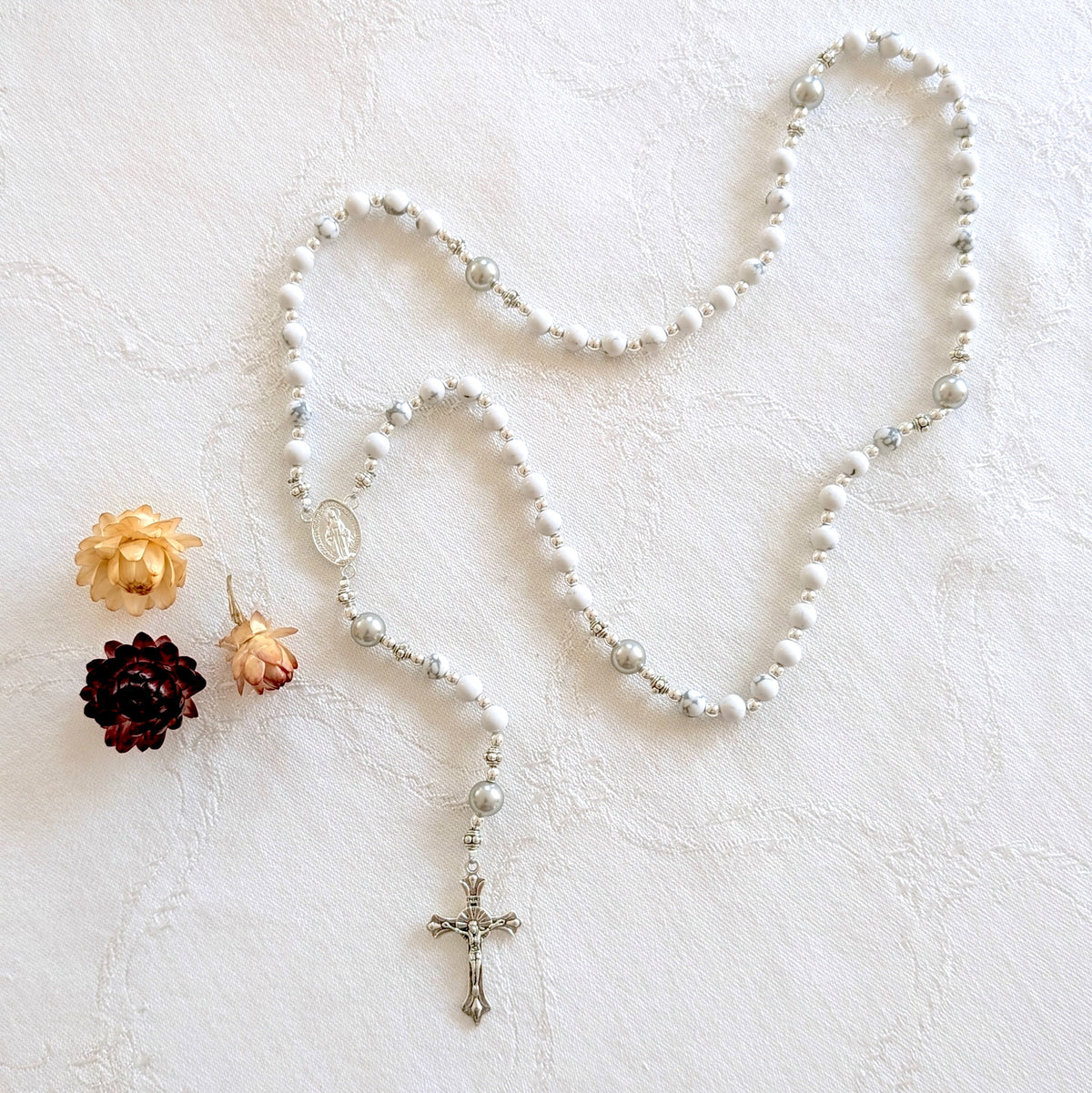 Natural Gemstone Rosary