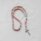 Pink Wooden Rosary