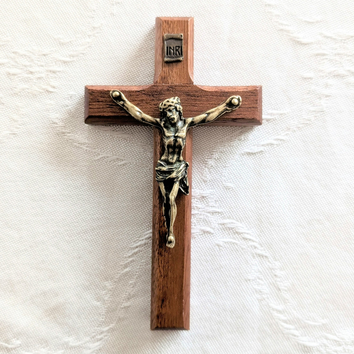 Mahogany Crucifix
