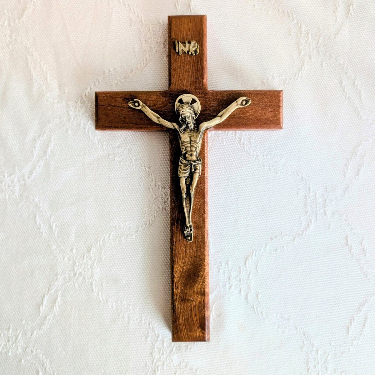 Mahogany Crucifix